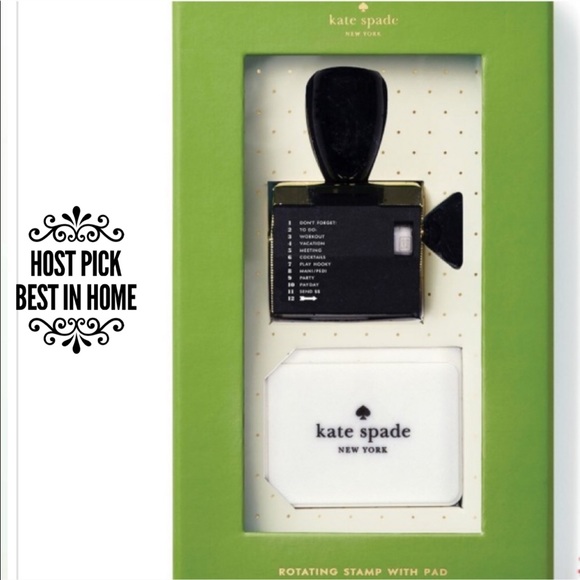 kate spade Other - 🆕 Kate Spade Call to Action Rotating Ink Stamper